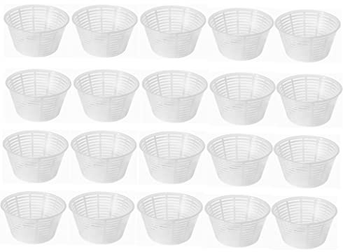 20 x Ostform 0.5kg – 12x6.3cm – För Färska Ostar, Ricotta, Mascarpone, Hantverksproduktion