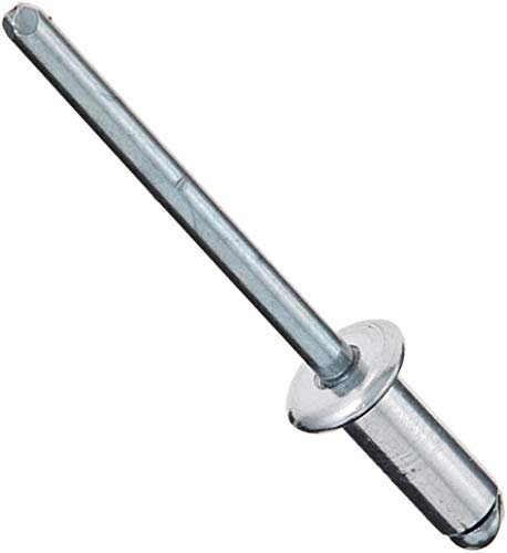 GESIPA | 50 x rivetti ciechi in alluminio Ø 5,0 x 12,0 mm | per spessore del materiale: 6,0 – 8,0 mm | rivetti di qualità industriale | Acquista rivetti cavi dai professionisti