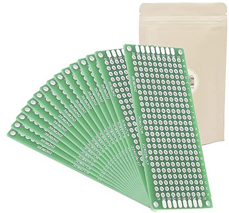 10 x PCB Board 3 x 7 cm Elektronik Training Modellbau Ständer Komponenten Raspberry Leiterplatte