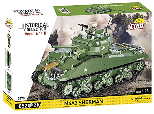 COBI M4A3 Sherman, Youth Large / 11-13, Schwarz