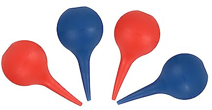 IWOWHERO 4pezzi Lavaggio Orecchie Squeeze Bulb Per Ragazzo Ragazza e Adulti Pulitore Auricolari Per Rimozione Cerume e Pulizia Profonda Delle Orecchie