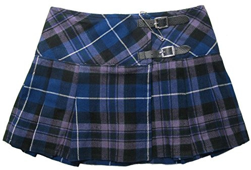Viper London Purple Tartan 13 Skirt Size UK 10