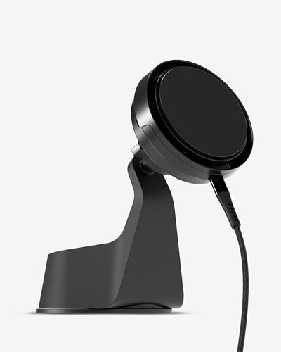 Mous 15W Wireless Charging Suction Mount, Designed for MagSafe Car Phone Holder- Fast Cooling Magnetic Charger Compatible with iPhone 17/16/15/14, Pixel 10 and S25/S26 Series - Windshield/Dashboard