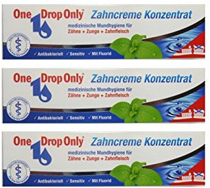 3x One Drop Only Zahncreme Konzentrat 25ml Antibakteriell Zahnpasta, Toothpaste