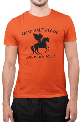 Graphic Impact T-shirt inspiré par Camp Half Blood Book Lover Nerd Novelty Amazing