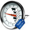 VIOKS Fleischthermometer Backofen 0 bis +120°C - Edelstahl Steak Thermometer 43 mmØ mit Einstechfühler 130 mm - Thermometer Fleisch zur exakten Temperaturmessung verschiedener Fleischsorten