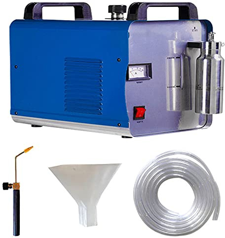 Pulidora de llama acrílica de 600 W, máquina pulidora de llama de 95 l/h con pistolas de llama y boquillas, generador de hidrógeno de oxígeno, soldador de agua, máquina pulidora de soplete de pulido