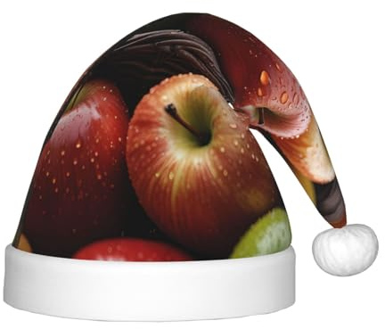 WZYCWB A basket fruits Patterns Fun Christmas Party Hat, Class Party Activity Holiday Christmas Decoration Hat