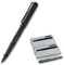 Lamy Füllhalter Safari umbra matt (1 Füller, Federstärke B + 10 Patronen, schwarz)
