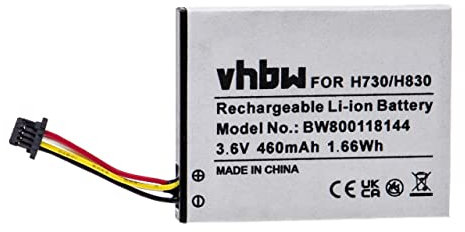 vhbw Batterie Compatible avec Dell PowerEdge Perc H830, H730, H730P contrôleur Raid (460mAh, 3,6V, Li-ION)