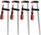 4pcs Serre-joints à barres serre joint 300mm serre joint 50mm Serre-joint à vis en fonte malléable F Pince à bois F Serre-joints en F à Visser Travail de bois F Pince Diapositive rapide 50 x 300mm