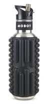 MOBOT Bouteille de Sport Fonction 2 en 1 Rouleau de Massage - Noir
