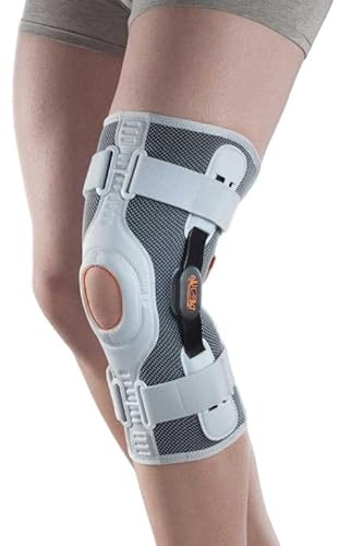 RO+TEN - Rodillera Genuskill 15 - Tubular c/varillas articuladas y estabilizador rotuliano mis.Small (Circ.muslo 39/45 cm) - Marca CE