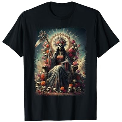 La Santa Muerte Santa Morte Maglietta