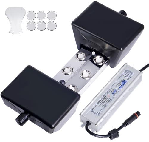 MUALROUS 6 Tête Brumisateur À Ultrasons Avec Brumisateur D’étang Flottant Brumisateur D’Halloween Brumisateur 250W Puissance Résistant à l’Eau Brouillard Humidificateur Conservation des légumes Serre
