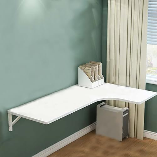 Wandklapptisch Schreibtisch Tischplatte,Wandmontage,Wandklapptisch,Klapptisch Esstisch Küchentisch Für Die Wand Bartisch Stehtisch Wandtisch Tisch Klappbar Zur Wandmontage(100x60x40cm/39.3x23.6x15.7in