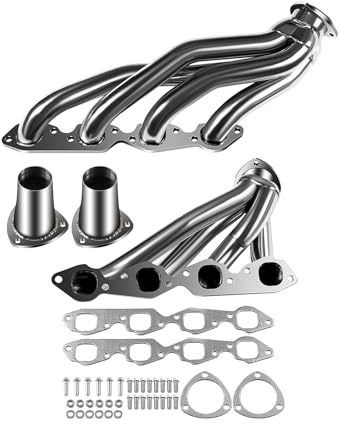 VIPIH Nouveau collecteur d'échappement en Acier Inoxydable chromé pour Chevrolet 1971-1972 (6.6L)