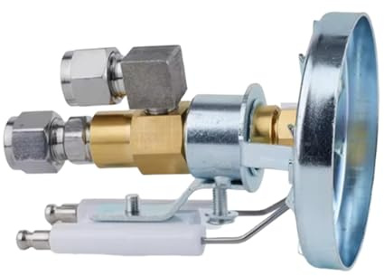 Qianly Boquilla para Quemador de Aceite Usado Cono Atomizador Sifón Accesorio Industrial Atomizador Aire Latón Anticlog Adecuado para Calderas Industriales, Diámetro del