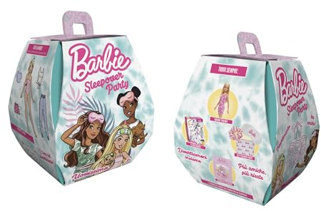 Barbie Uovissimo Sleepover Party – Set Regalo di Pasqua con Bambola, Diario dei Segreti, Set Color Lab e Accessori Pigiama, Giocattolo per Bambini 3+, JTC25