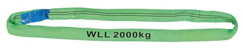 PETEX Eslinga redonda, capacidad de carga: 2000 kg, longitud 1,5 m, circunferencia 3 m, según DIN EN 1492-2, color verde