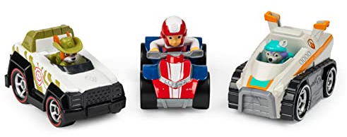 Paw Patrol, True Metal Classic Pack of 3 Collectible Die-Cast Vehicles, 1:55 Scale