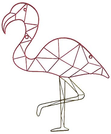 HAB & GUT Cadre Photo pêle-mêle Mural CR033- Flamant Pink 45 x 60 Fil de Fer