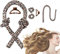 CORATED Lockenwickler ohne Hitze, Locken über Nacht für langes Haar, Lockenstab-Stirnband, mit dem du schlafen kannst, weiche Seide DIY Haarstyling-Werkzeugset