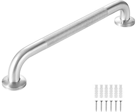 Agarradera de baño de 30/40/45 cm con mango de ducha de acero inoxidable resistente para bañera, inodoro y baño