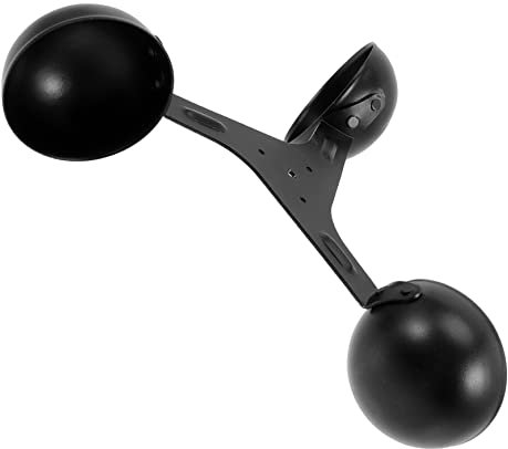 Toddmomy Professional 3-cup Anemometer Wind Speed Sensor Replacement Cup 200mm Aluminium Alloy Wind Measurement Tool for Accurate Air Flow Monitoring