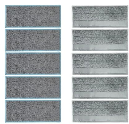 LXYYZJOZ Washable Wet Mopping Pads Compatible With IRobot Braava Jet M6 Robot Vacuum Cleaner Mop Cloths Rags Pads Replacement Accessories Parts(Light Grey)