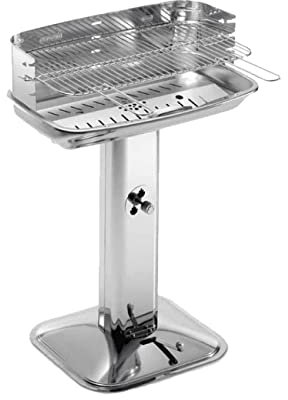 La zappa Barbecue colonna in acciaio inox Venus 60-40 Pro System a carbonella da 60 cm