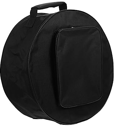 JEWEDECO Drum Transportabel Schwarze Oxford Stoff Snare aus Tasche Tragbare Aufbewahrungstasche für Snare Drums den Outdoor Einsatz