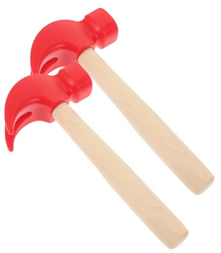 KOMBIUDA 2stücke Holzwerkzeuge Für Junge Mädchen Spielzeughammer Aus Kinderspielzeug Zum Von Tischen Leicht Und Stabil Fördert Griffigkeit Und Hand-Auge-koordination