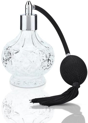 Bottiglia Di Profumo Vintage, 80 Ml Profumo Spruzzatore Atomizzatore Bottiglia Dispenser Profumo Ricaricabile Vaporizzatore Profumo Nebulizzatore Acqua Con Nappe per La Casa Decorazione Cocktail