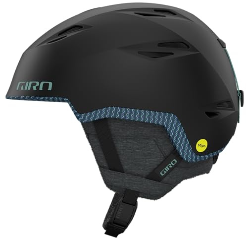 Giro Damen Envi MIPS Schneehelm, Mattschwarz/Sequenz, S 52-55.5CM