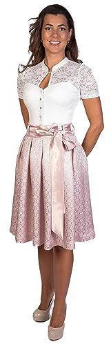 Trachtl Chrissy Faltenrock Dirndl Trachtenrock Rock 60 cm in 2 Farben (42, Rosa)