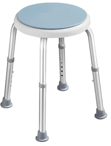 VED Tabouret de Douche - Chaise de Douche pour Personnes Âgées et Handicapées - Tabouret Salle de Bain Plastique Antidérapant - Siège de Douche Ergonomique et Confortable pour Sécurité