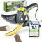 halmland® Sécateur de jardin de qualité supérieure avec lame en acier SK5 tranchante - Coupe-branches - Coupe les branches jusqu'à 25 mm de diamètre - Revêtement antiadhésif en téflon - Pour grandes