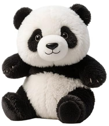 Generisch Panda-Plüsch Für Angst - Niedliches Plüschtier, Weiches Pandabär-Kissen, Spielzeug Und Geschenk Für Kinder Und Erwachsene - 18cm
