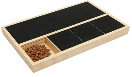 Tavola da grattare per cani – Pannello per graffi interattivo con scomparto per dolcetti – tagliere per limare gli artigli – per soggiorno, ingresso, casa, angolo relax, appartamento.