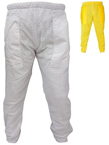 URBANSBEE Pantaloni Apicoltura ventilata Uomo e Donna Pantaloni apicoltore da Lavoro All'aperto Tuta da Apicoltura unisex per gli apicoltori contro le punture delle api