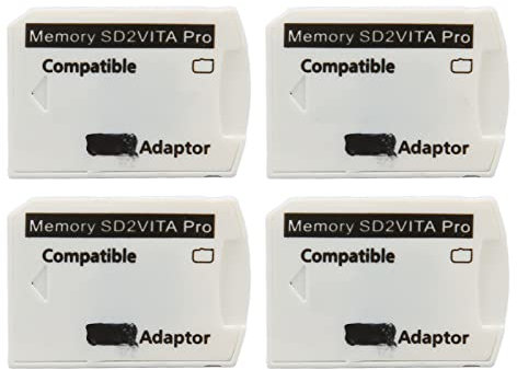 4 Stück für PSV, Micro-Speicherkartenadapter Sd2vita 5.0 Speicher 1000 2000 TV