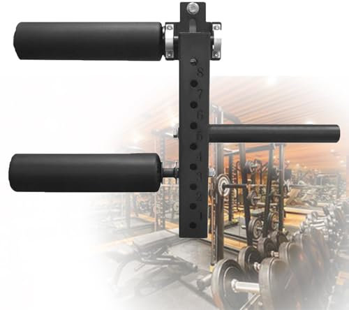 LwiftGal Beinverlängerungs- und Beincurl-Maschine 16/18/26mm, Sitzende Beinverlängerungsmaschine, Verstellbare Beinverlängerungs- und Beincurl-Maschine, Squat Rack Attachment,26mm