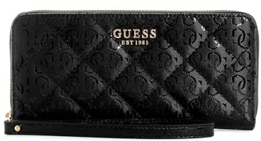 GUESS Laurel SLG Large Zip Around Wallet L Black