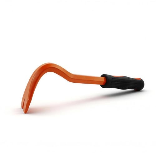 TOOLUTION Brecheisen 408g Nagelzieher Abriss Heben Nagelentfernung | Hochfester Flachstahl, High-Leverage Design, vielseitig. Für Abbrucharbeiten, Heben und Nagelentfernung