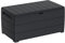 Duramax Cedargrain Durabox 416 Litre/ 110 Gallons, Outdoor Plastic Deck Box and Garden Furniture Organizer, Woodgrain Texture, Lockable Plastic Cushion Box with gas cylinder, Dark Grey
