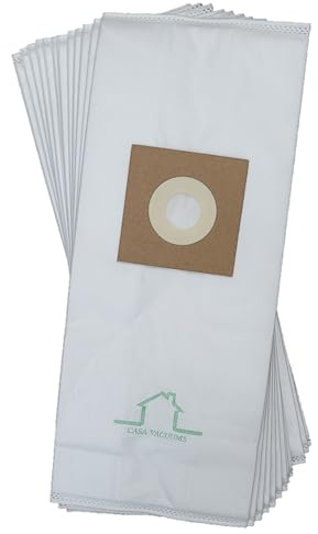 Casa Vacuums 12 Pk Replacement Hoover Type Y and Z HEPA Cleaner Bags. Fits Hoover Windtunnel, Tempo, Power Drive, Dimension, Dirt Finder, Autodrive, Select Turbopower, Powermax, Breathe Easy Caddy Vac
