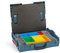 Bosch Sortimo L-Boxx 102 Werkzeugkoffer-Set • professional blau ohne Logo • bestückt mit Ordnungssystem Insetboxen-Set H3 und Deckelpolster
