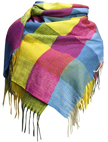 Glamexx24 XXL Kuschelige, Warme und Wunderschöne Damen Poncho Schal Mit Verschiedenen Muster