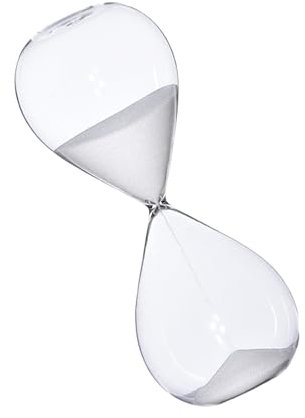 Relojes de arena de cristal de 60 minutos, 1 hora, reloj de arena, reloj de arena para estudiantes, profesores y oficinas